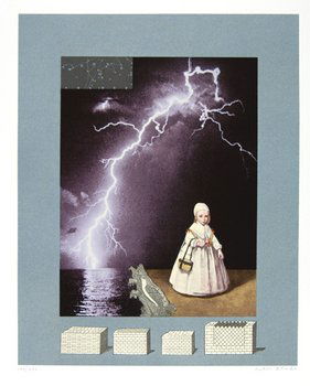 Blake (Peter) Homage to Joseph Cornell: Blake (Peter) Homage to Joseph Cornell, silkscreen printed in colours, 420 x 335mm., signed and numbered in pencil, numbered 108/250, on wove paper, with full margins, 1996.