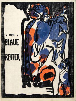 Kandinsky and Marc. Der Blaue Reiter: Kandinsky (Wassily) and Franz Marc, editors. Der Blaue Reiter,first edition, 4 tipped-in pochoir colour plates, plates and illustrations, 4 folding ff. of musical notation at end, original pic