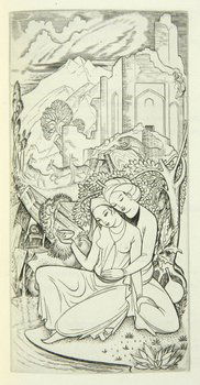 Omar Khayyám.Rubáiyát,1/300,G.Cock.,1938: Omar Khayyám. Rubáiyát,translated by Edward Fitzgerald, number 78 of 300 copies, 8 copper-engraved plates by John Buckland-Wright, original morocco-backed pictorial buckram, gilt, by Sangorski