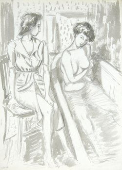 John Buckland-Wright (1897-1954) untitled (the bat: John Buckland-Wright (1897-1954) untitled (the bathroom), 1946watercolour and pencil on paper, dated at lower left 23.11.46, with the estate stamp verso, 16¼ x 11_., 41.3 x 30 cm.