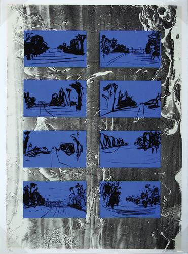 John Piper, castle ashby avenue (l.180): John Piper (1903-1992) travel notes: castle ashby avenue (l.180)silkscreen printed in colours, 1967, signed in pencil, numbered 28/70, published by Marlborough Fine Art, London, on wove paper,