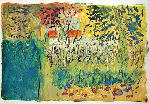 John Piper (1903-1992) moutou (l.195): John Piper (1903-1992) moutou (l.195)slikscreen printed in colours, 1968, signed in blue crayon, numbered 49/70, published by Marlborough Fine Art, London, on wove paper, with full margins, mi