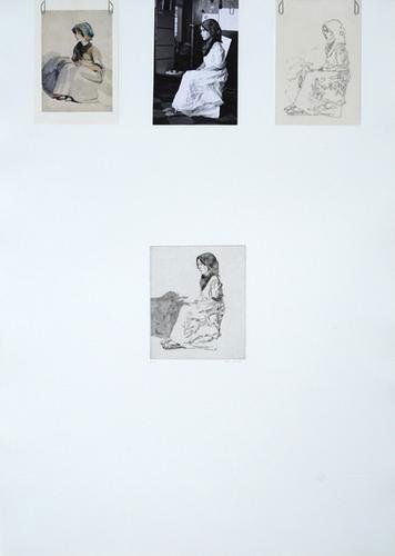 Sir Peter Blake Ra, for John constable: Sir Peter Blake Ra (b.1932) for John constable etching and collage, 1976, signed in pencil, numbered 8/100, on BFK Rives, with full margins in good condition, sheet 660 x 500mm.