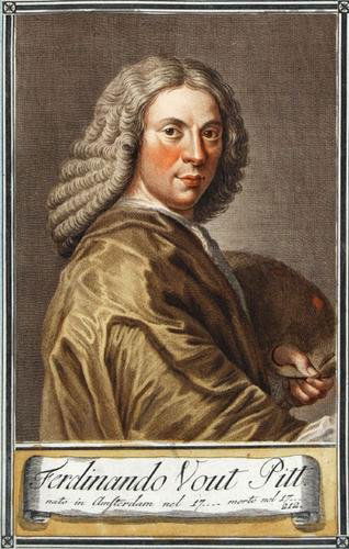 Lasinio (Carlo) 4 Florentine artists: Lasinio (Carlo) a group of 4 self-portraits of European artists,from Ritratti Originali de Pittori Esistenti Nella Reale Galleria de Firenze, engravings, printed in colours and finished by han