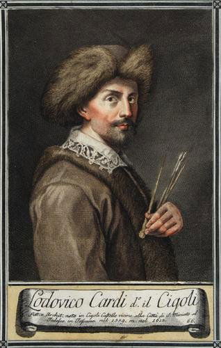 Lasinio (Carlo) 4 Florentine artists: Lasinio (Carlo) a group of 4 self-portraits of Italian and Austrian artists,from Ritratti Originali de Pittori Esistenti Nella Reale Galleria de Firenze, engravings, printed in colours and fin