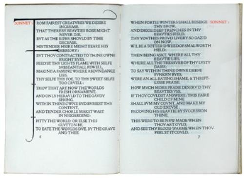 Shakespeare.Sonnets,1/250,Doves Pr,1909