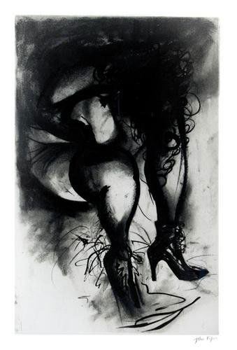 John Piper (1903-1992) nude ii: John Piper (1903-1992) nude iiaquatint, 1986, signed in pencil, from the edition of 70, on wove paper with full margins, in good condition, image 485 x 320mm.