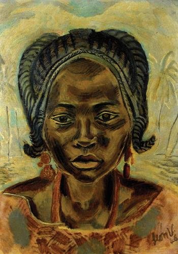 Leon Underwood (1890-1975) portrait of a black boy