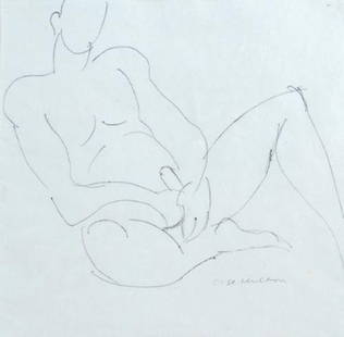 Rose Hilton (b.1931) pair of erotic studies: Rose Hilton (b.1931) pair of erotic studiescharcoal on paper, each signed rose hilton at lower right, 13_ x 11¼ in., 35 x 28.5 cm, and 9¼ x 9¼ in., 23.5 x 23.5 cm(2) ***Provenance: Priva