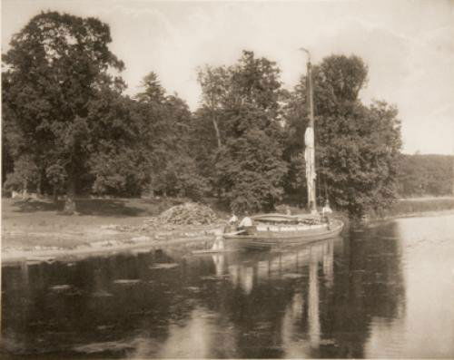 Peter Henry Emerson (1856 - 1936) river bure at c*: Peter Henry Emerson (1856 - 1936) river bure at coltiskall, c.1886 Platinum print, printed c.1886, mounted, from Life and Landscape on the Norfolk Broads. paper size 22.8 x 28.6cm (9 x 11¼ in)