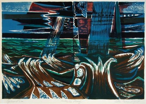 Allin Braund (1915-2004) ground sea