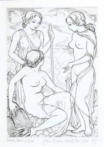 John Buckland-wright (1897-1954) metamorphosis no: John Buckland-wright (1897-1954) venus, ceres & juno (cbw.a.20)copper-engraving, 1937, signed, titled and dated in pencil, from the edition of 50, on wove paper, with full margins, in good con