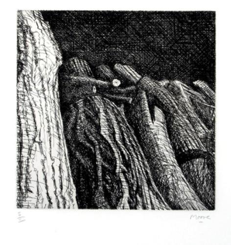 Henry Moore (1898-1986) log pile ii(c.190)