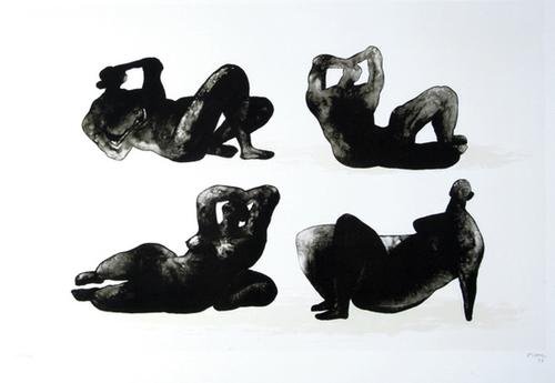 Henry Moore, four reclining figures (c.282)