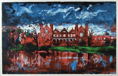 John Piper (1903-1992) capesthorne: John Piper (1903-1992) capesthorne (l.268)screenprint in colours, 1977, signed in pencil, a proof aside from the edition of 75, published by Marlborough fine art, London, on Arches paper, with