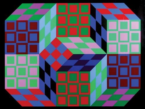 Victor Vasarely (1906-1997) untitled