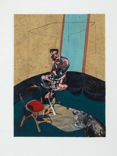Francis Bacon, george dyer staring at a blind cor
