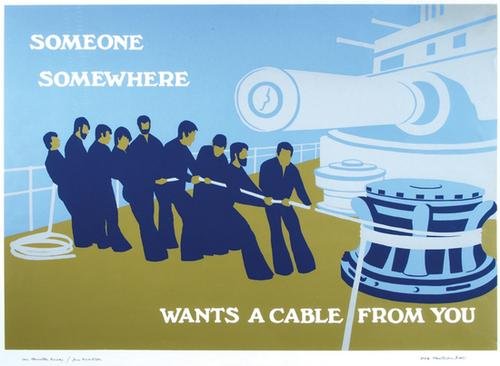 Ian Hamilton Finlay (1925-2006) someone, somewher