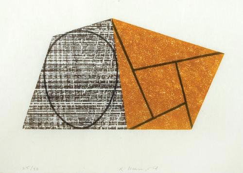 Robert Mangold (b.1937) untitled: Robert Mangold (b.1937) untitledthe set of four woodcuts printed in colours, 1989, each signed in pencil, numbered 25/40, published by Brooke Alexander Editions, New York, on japan paper, the