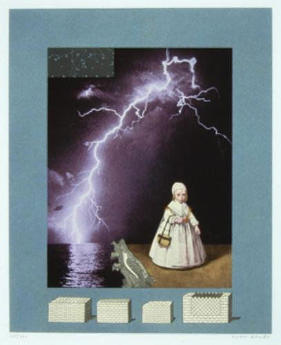Sir Peter Blake Ra (b.1932) homage to joseph corn: Sir Peter Blake (b.1932) hommage to joseph cornellsilkscreen printed in colours, 1996, signed in pencil, numbered 115/250, on wove paper, with full margins, in good condition, 420 x 355mm.