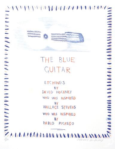David Hockney, the blue guitar (s.a.c.199)