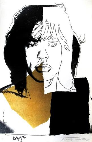 Andy Warhol (1928-1987) mick jagger