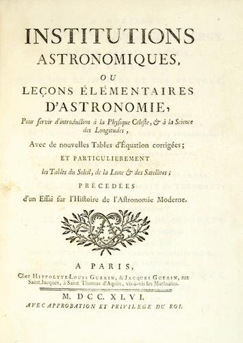 [Keill (James)] Institutions Astronomiques