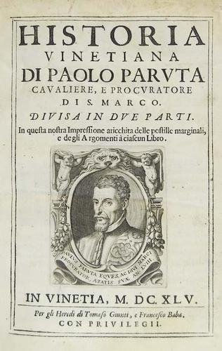 Paruta, Historia Vinetiana di Paolo Paruta