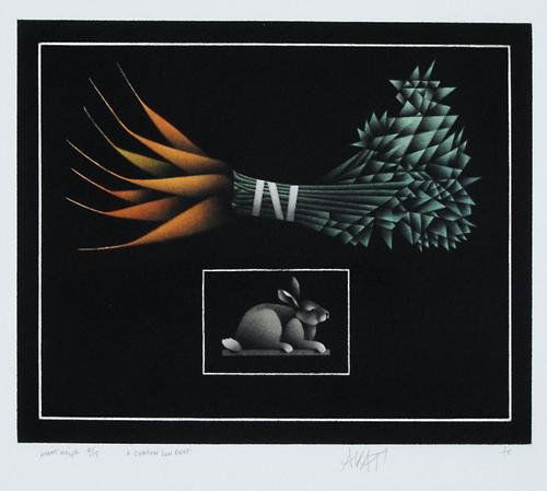 Avati (Mario) a chacun son rêve (p.532): Mario Avati (b.1921) a chacun son rêve (p.532)mezzotint printed in colours, 1976, signed, titled, dated in pencil, inscribed avant acier 7/15, on BFK Rives, with full margins, in good conditio