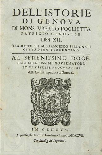 Foglietta Dell'Istorie di Genova [1617].