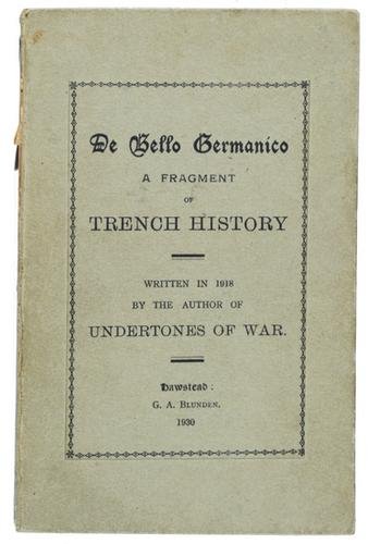 Blunden.De Bello Germanico,inscr.1930