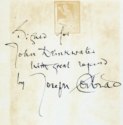Conrad (Joseph) One Day More, signed, 1919