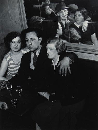 Brassaï , (1899-1984) bal musette, 1932: Brassaï (1889-1984) bal musette, 1932Gelatin silver print, printed c.1973, inscribed and signed in ink by artist Pour mon cher ami Marc, en souvenir de la circoncision de mes photographies des