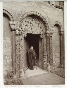 Frederick Henry Evans (1853 -1943) ely cathedral: Frederick Henry Evans (1853-1943) ely cathedral: prior's door, 1891Platinum print, printed c.1891, signed, titled, dated in pencil on verso, 15 x 11cm (6 x 4? in.). *** .