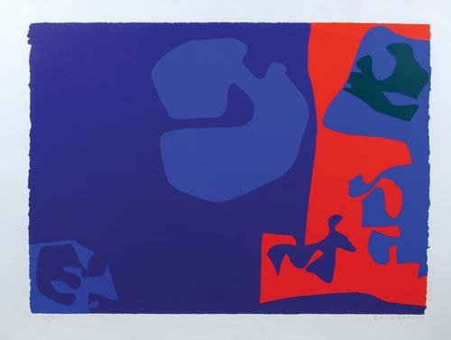 Patrick Heron (1920-1999) january 1973: 16: Patrick Heron (1920-1999) january 1973: 16silkscreen printed in colours, 1973, signed and dated in pencil, numbered 13/72, on wove paper, with full margins, in good condition, 425 x 520mm.