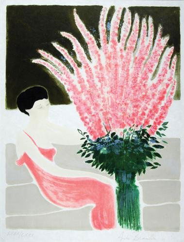 Andre Brasilier (b.1919) les roses se l'etang: Andre Brasilier (b.1919) le jardin secret (p.84)lithograph printed in colours, signed in pencil, numbered XXXV/CXXV, on wove paper, with full margins, in good condition, 640 x 480mm.