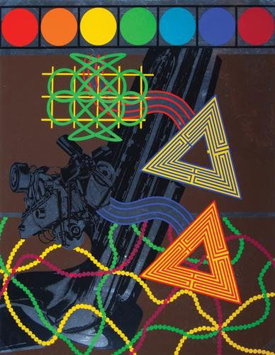 Phillips (Peter) untitled: Peter Phillips (b.1939) untitledsilkscreen printed in colours, 1965, numbered 184/200, as included in the portfolio 11 Pop Artists Volume II, on wove paper, the full sheet printed to the edges