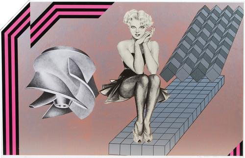 Peter Phillips (b.1939) from. pneumatics: Peter Phillips (b.1939) from. pneumaticsfive silkscreens printed in colours from the set of eight, 1968, signed in pencil, numbered from the edition of 75, on stiff card, the full sheets, in g