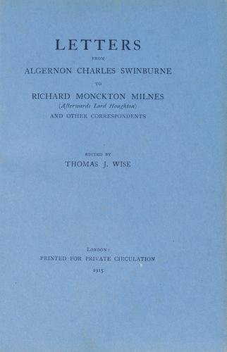 Swinburne (A. C.) Letters...
