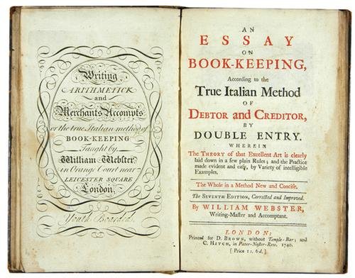 Webster (William) An Essay on Book-Keeping, accord