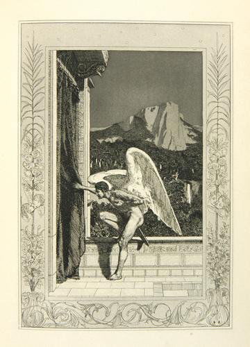 Apuleius.Amor und Psyche,ill.Max Klinger,1880: Klinger (Max).- Apuleius (Lucius) Amor und Psyche. Ein M„rchen...,translated by Reinhold Jachmann, 15 etched plates and mounted vignettes on india paper by Max Klinger and text with wood-engra