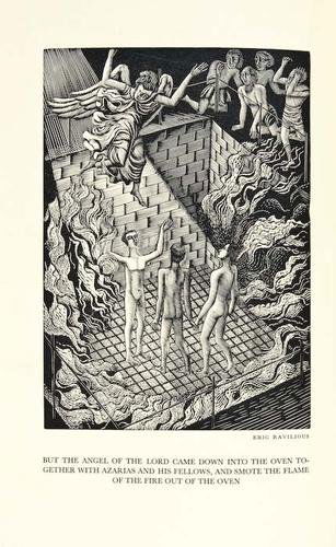 Apocrypha,1/450,Cresset Press,1929: Apocrypha (The), according to the Authorized Version,number 319 of 450 copies, wood-engraved plates by Blair Hughes-Stanton, Gertrude Hermes, Leon Underwood, Stephen Gooden, Eric Ravilious, J