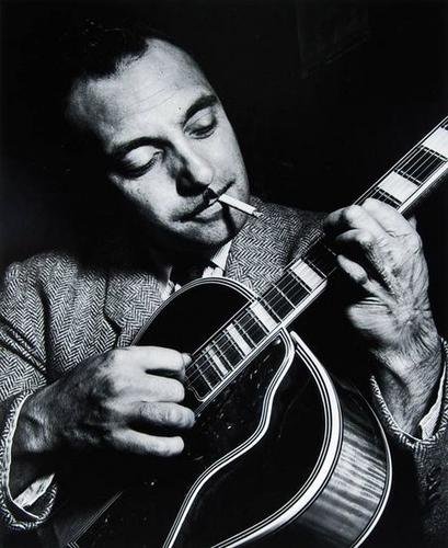 William Gottlieb (1917-2006) jean baptiste "django: William Gottlieb (1917-2006) jean baptiste "django" reinhardt, belgian guitarist, 1946Gelatin silver print, printed 1979, signed and titled in black ink lower margin, copyright stamped twice w