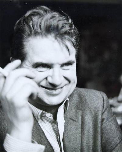 Daniel Farson (1927-1997) Francis Bacon, 1960-69: Daniel Farson (1927-1997) francis bacon, 1960-69Three gelatin silver prints, two portraits of Francis Bacon, one of Marc Chagall, printed c.1960s, two stamped on verso, 'Bacon Smiling' annotat