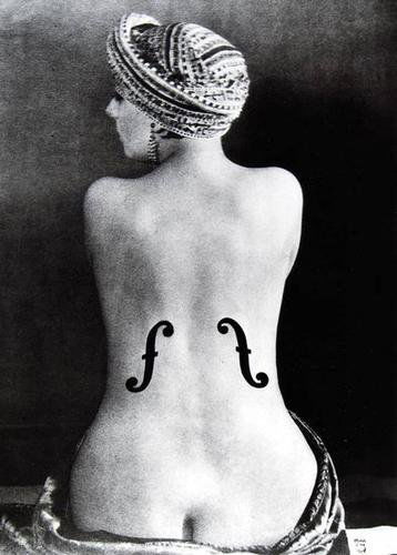 Man Ray (1890-1976) le violin d'ingres, 1924: Man Ray (1890-1976) le violin d'ingres, 1924Gelatin silver print, printed 1991, 'Man Ray Trust' copyright stamps on verso, 30x24cm (12x9in.).