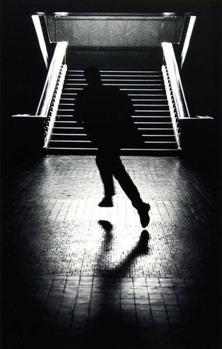 Sabine Weiss (b.1924) la sortie de métro, 1955: Sabine Weiss (b.1924) la sortie de métro, 1955Gelatin silver print, printed later, signed in pencil by the photographer on mount recto right margin, flush mounted on paper, 29.4x18.5cm (11x7in