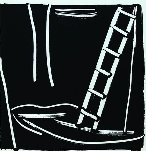 Bruce Mclean (b.1944) ladder: Bruce Mclean (b.1944) ladderthe book including 12 screenprints, 1987, this edition numbered 58/250, on wove paper, in good condition, sheet 270 x 270 mm. IM
