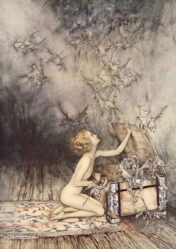 Rackham (Arthur).- Hawthorne (Nathaniel): Rackham (Arthur).- Hawthorne (Nathaniel) A Wonder Book,first Rackham edition, 16 tipped-in colour plates with captioned paper guards, 7 full-page colour-printed plates and numerous illustratio