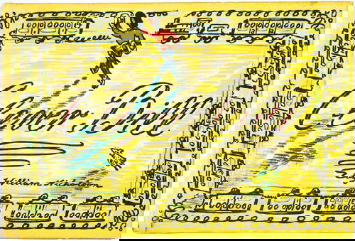 Clever Bill,: Nicholson (William) Clever Bill, first edition, printed on rectos only, 23 colour lithograph sheets with illustrations by the author, rear hinge broken where staples have pulled away, otherwise a