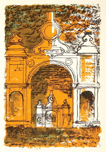 Elizabethan Love Songs,: Piper (John).- Hadfield (John editor) Elizabethan Love Songs, one of 660 copies signed by the artist, colour lithograph plates by John Piper, original cloth-backed marbled boards, t.e.g., others